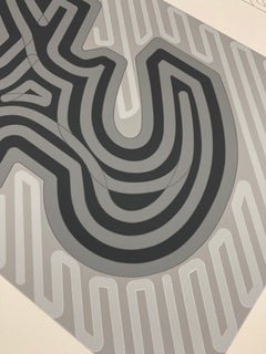 Chryssa, „Electric Sky“, 1980, Serigrafie, signiert und nummeriert