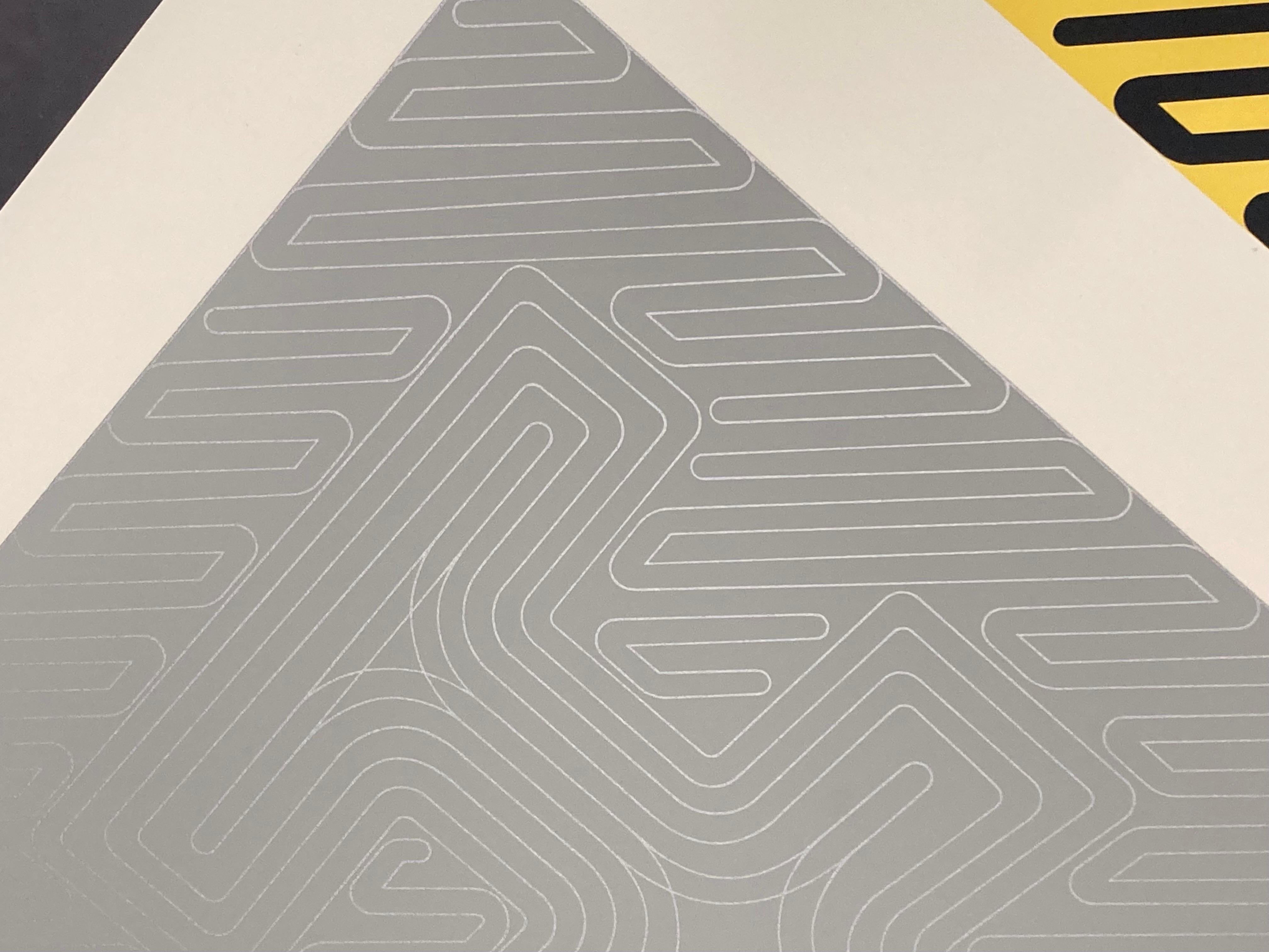 Papier Chryssa, Électric Sky, 1980, sérigraphie, signée et numérotée en vente