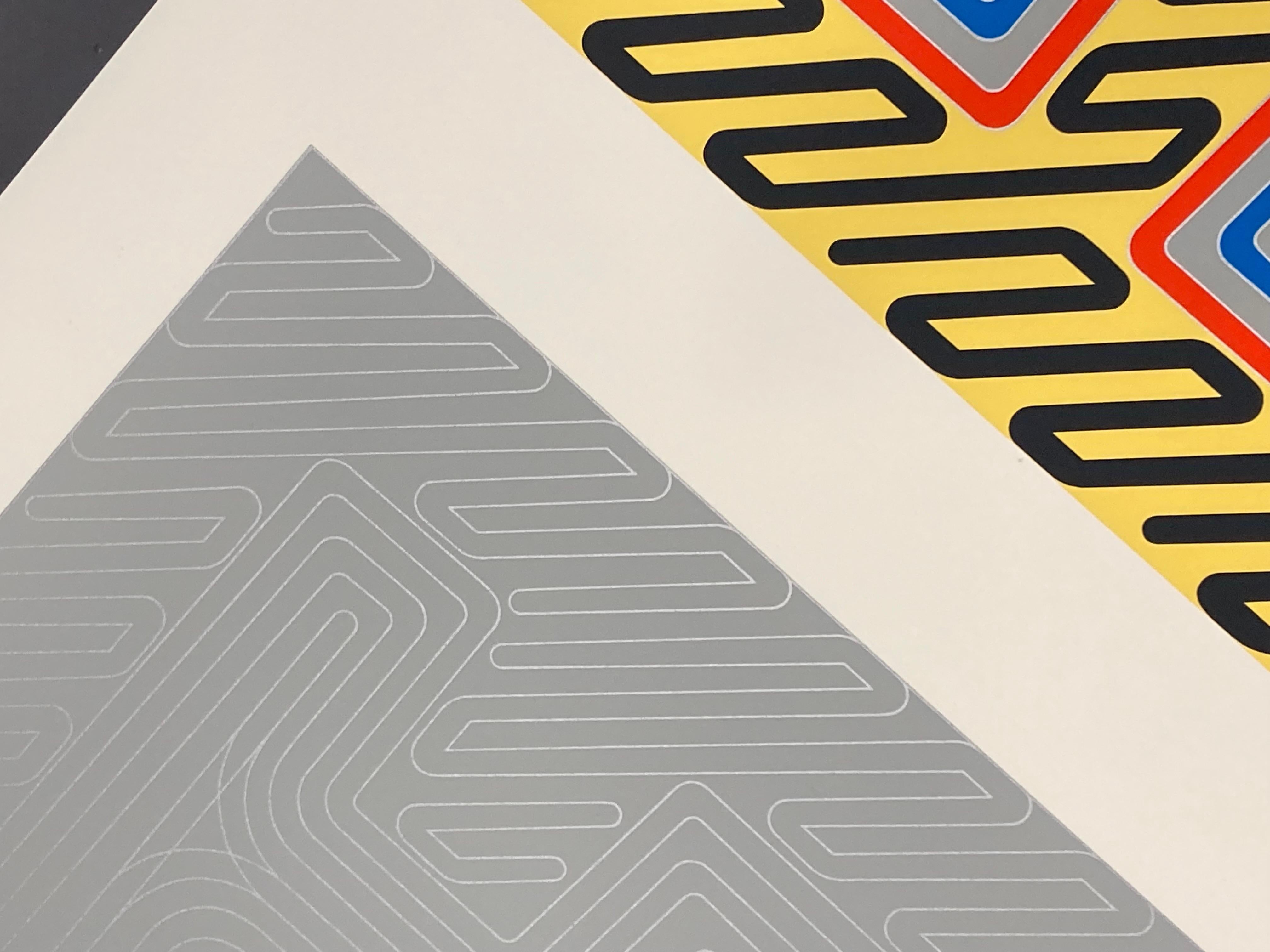 Chryssa, Électric Sky, 1980, sérigraphie, signée et numérotée en vente 1