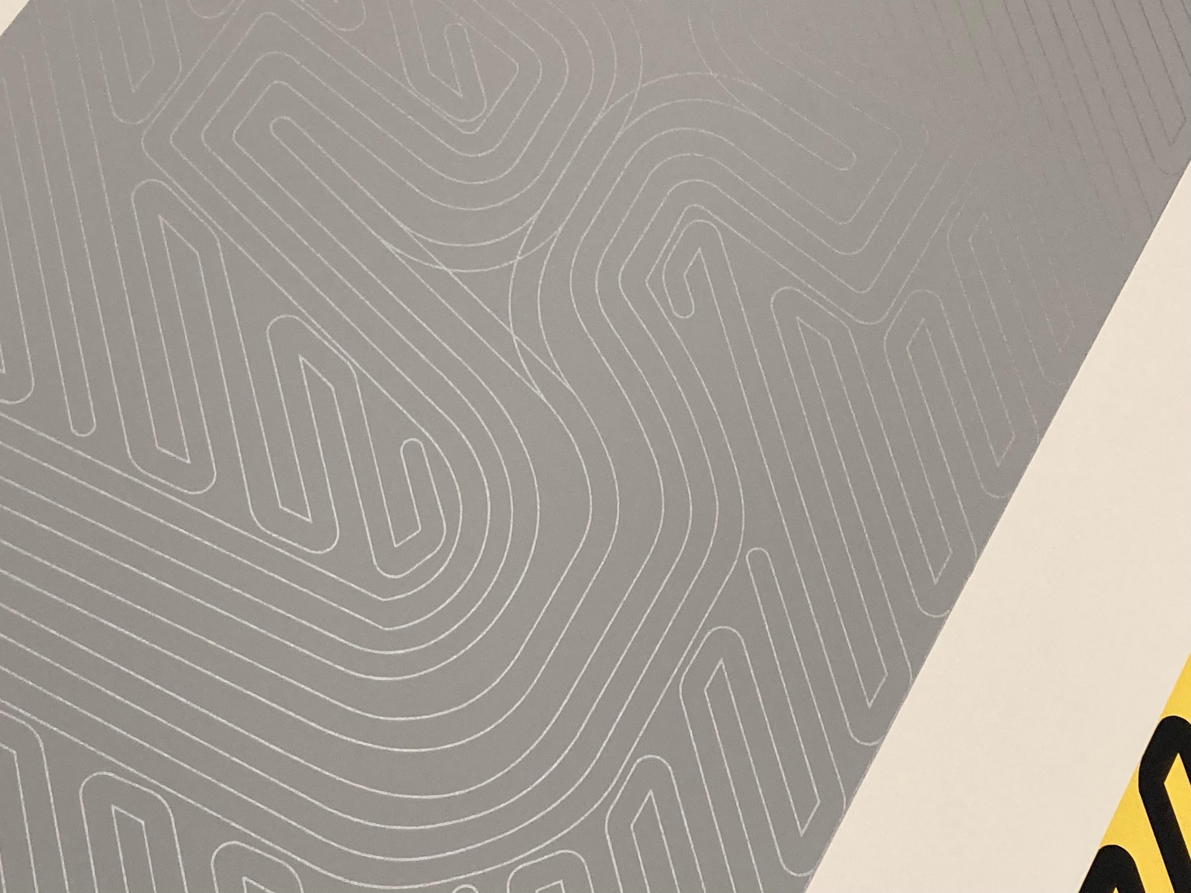 Chryssa, Électric Sky, 1980, sérigraphie, signée et numérotée en vente 2