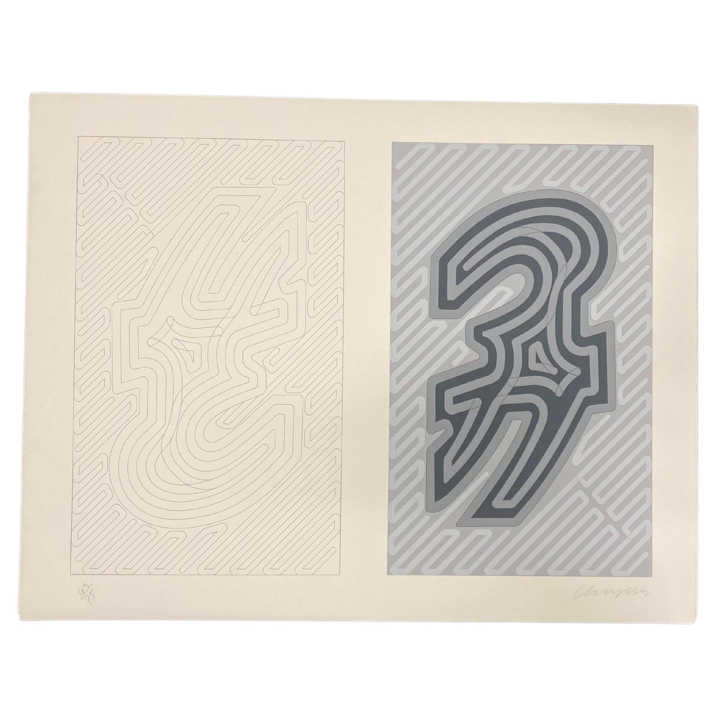 Chryssa, 'Electric Sky', 1980, serigrafia, firmata e numerata