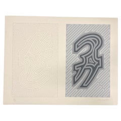 Chryssa, 'Electric Sky', 1980, serigrafia, firmata e numerata