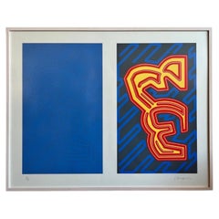 Chryssa Vardea: "Electric Sky" Serigraph