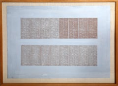 Retro Classified Ad, Monoprint by Chryssa