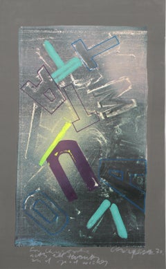 Constructions : mardi, sérigraphie de Chryssa