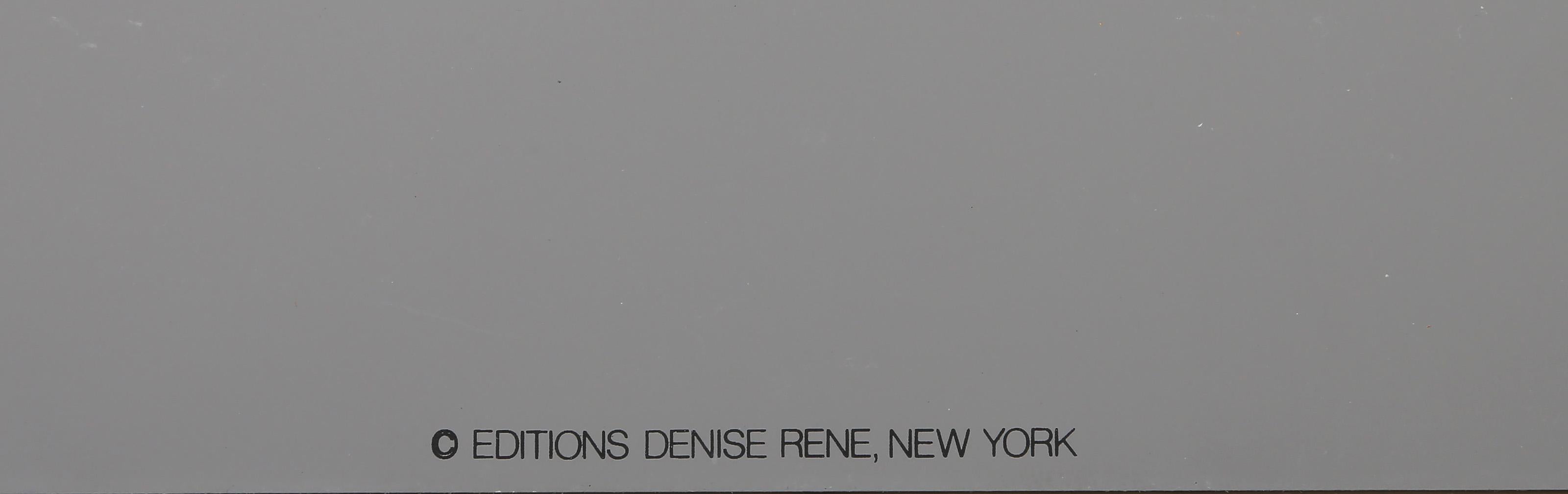 Galerie Denise Rene, Conceptual Poster by Chryssa - Print by Chryssa Vardea-Mavromichali