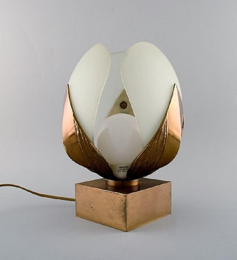 Chrystiane Charles for La Maison Charles, French Designer Table Lamp in Bronze In Good Condition In Copenhagen, DK