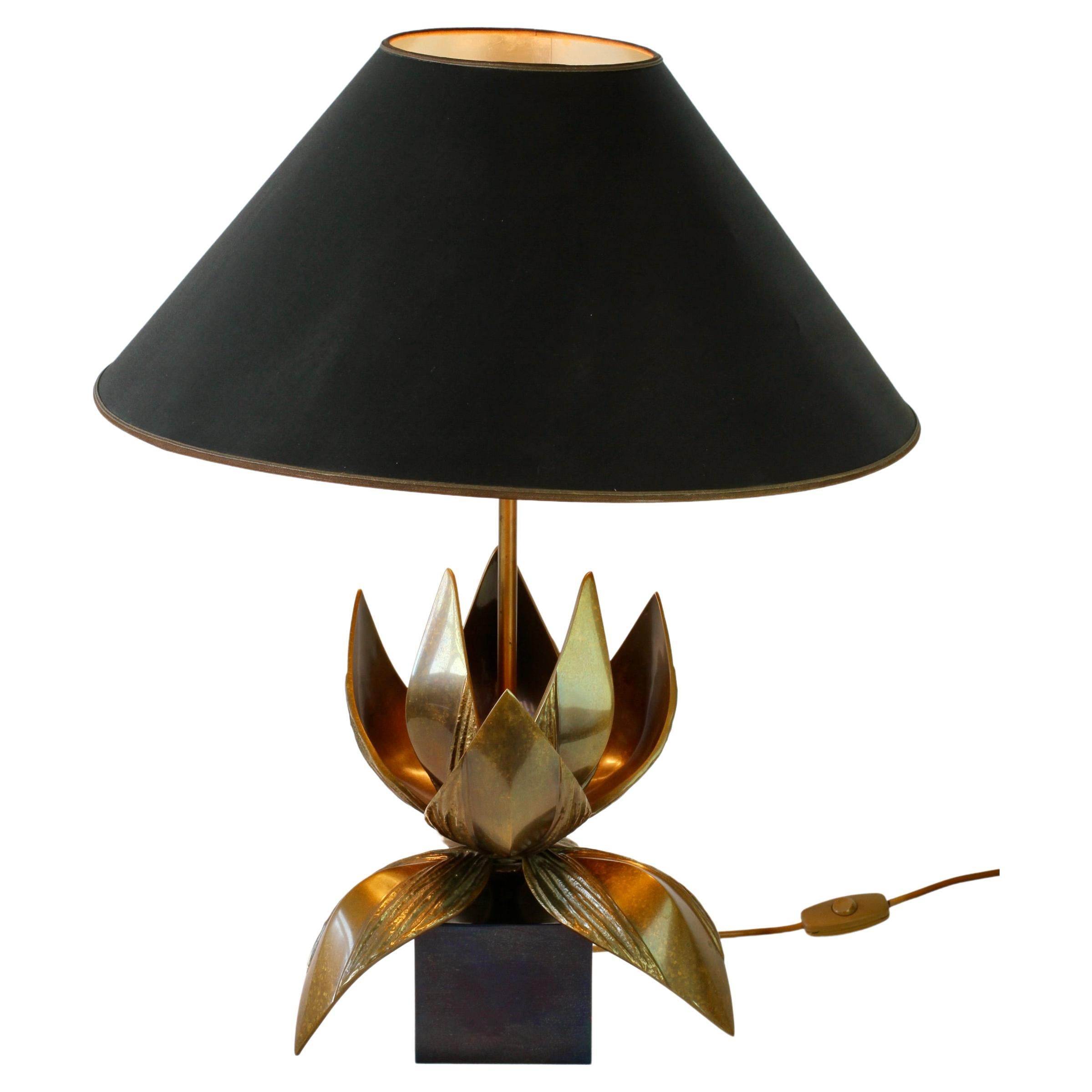 Chrystiane Charles for Maison Charles 'Orphee' Large Brass Bronze Table Lamp