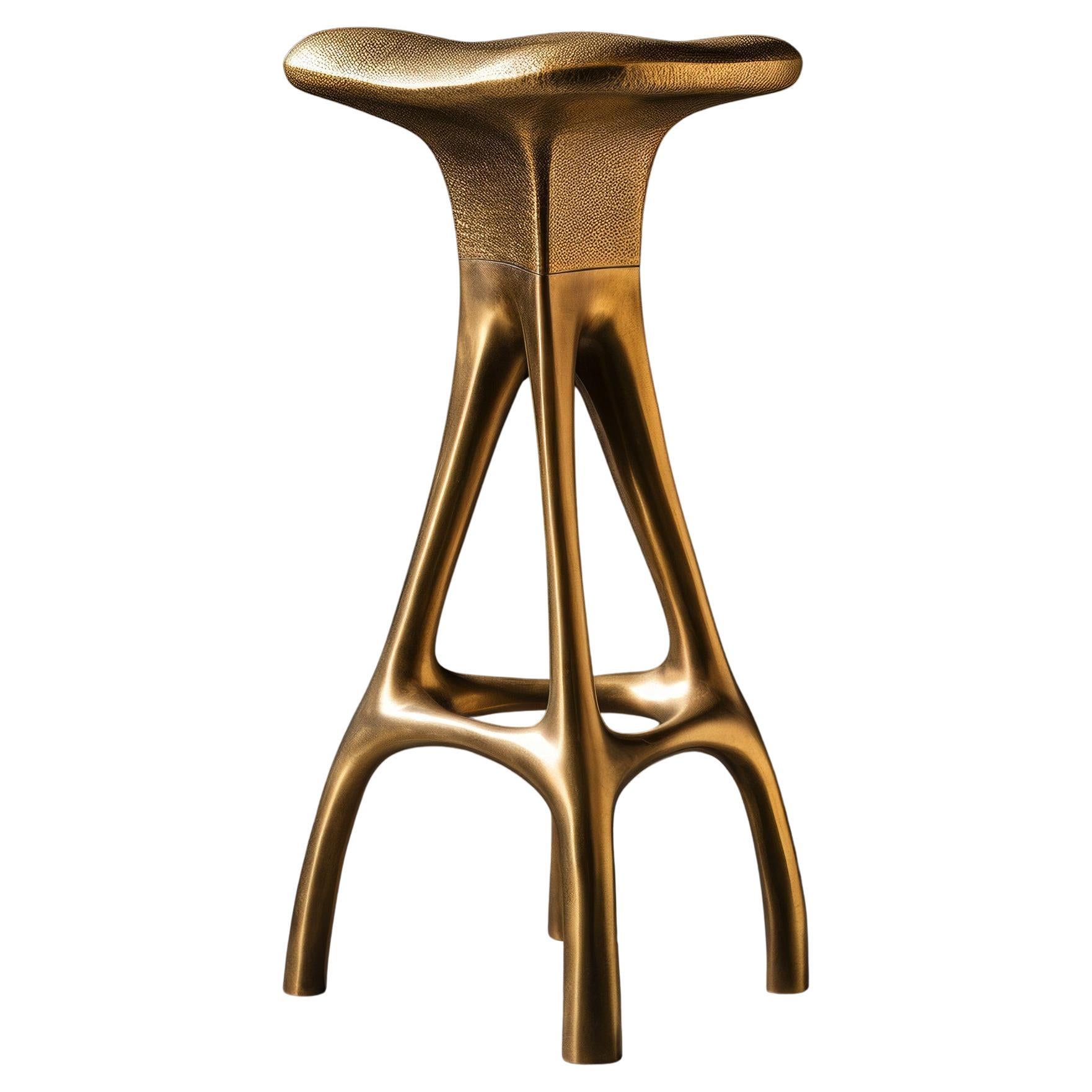 Chu Shi Bar Stool by objective OBJECT Studio For Sale