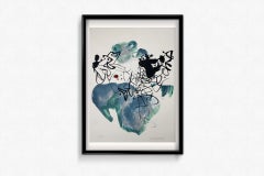 Lithographie originale de Chu Teh-Chun - Universal Peace 1988