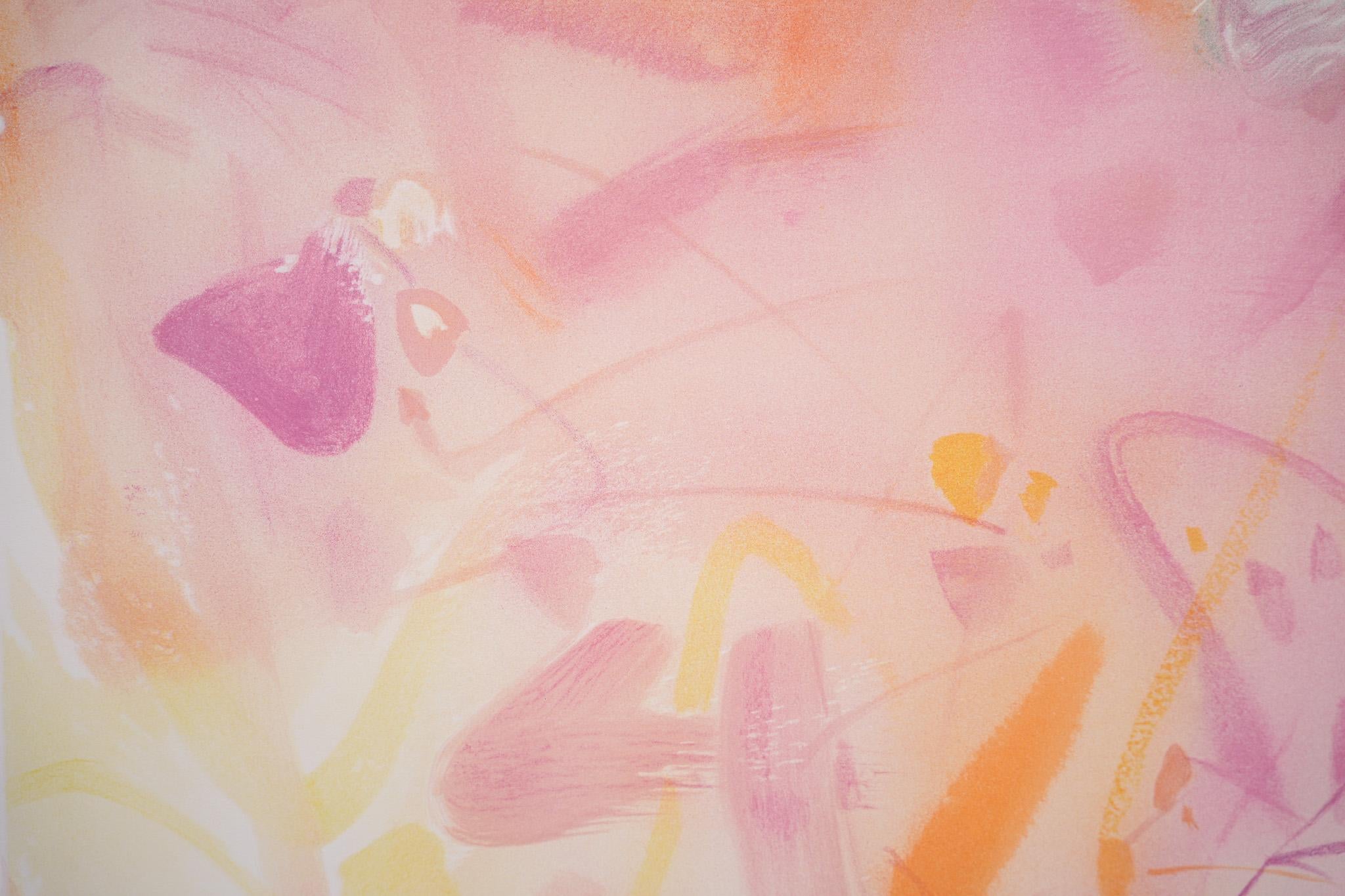 Momentary Delight is one of the six prints in Print Series No.4. 

Print series No.4 embodies Teh-Chun Chu’s signature style of lyrical abstraction. Through rich layers of color and spontaneous brushwork, he captures the rhythm of light and energy