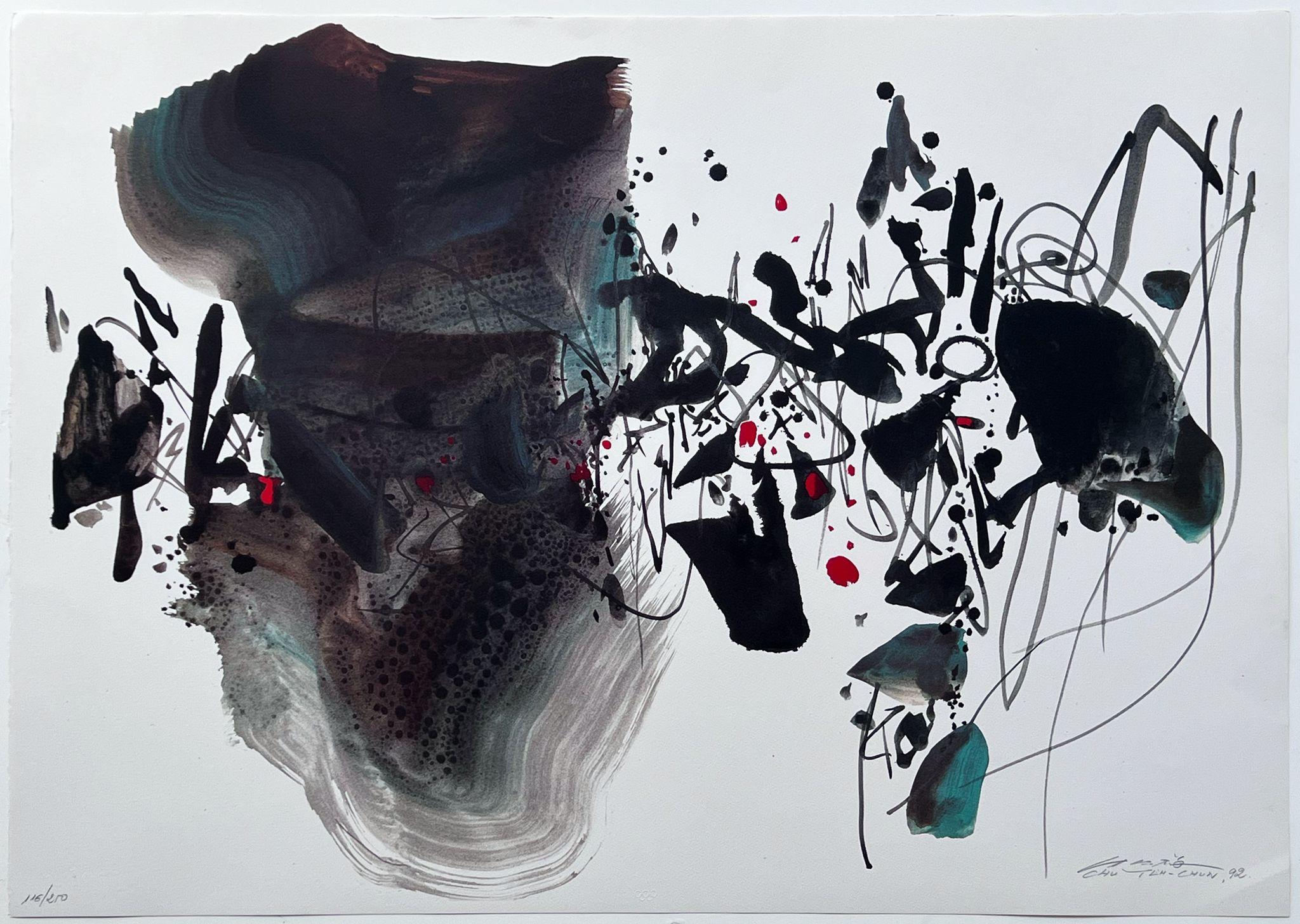 Olympic suite - Centennial - Print by Chu Teh-Chun