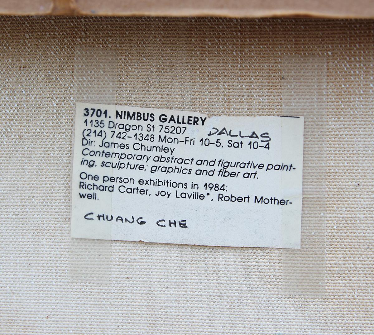 Green and Brown Gestural Abstract Expressionist Painting by Chuang Che (莊喆) 8