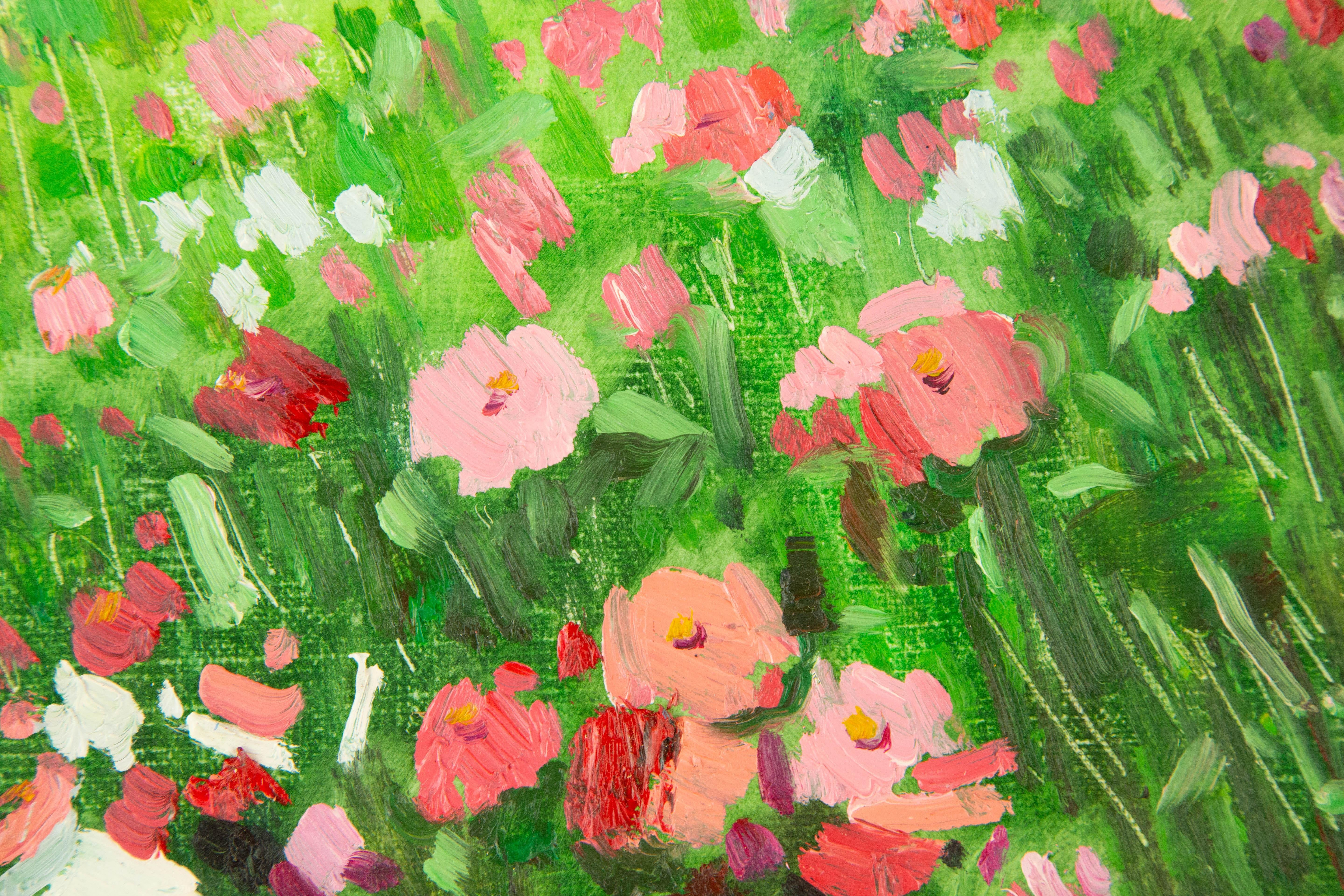 ChuanWen Liu Landscape Original Oil On Canvas 