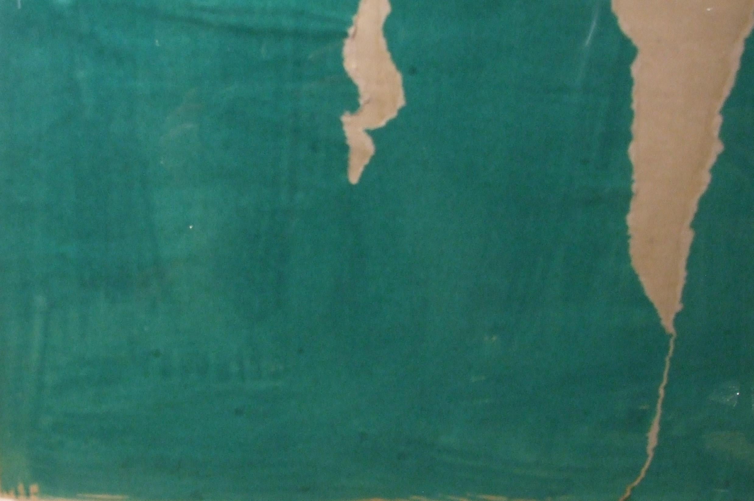Verde astratto - tecnica mista su carta, 64x50 cm, incorniciato - Mixed Media Art Astratto di Albert Chubac