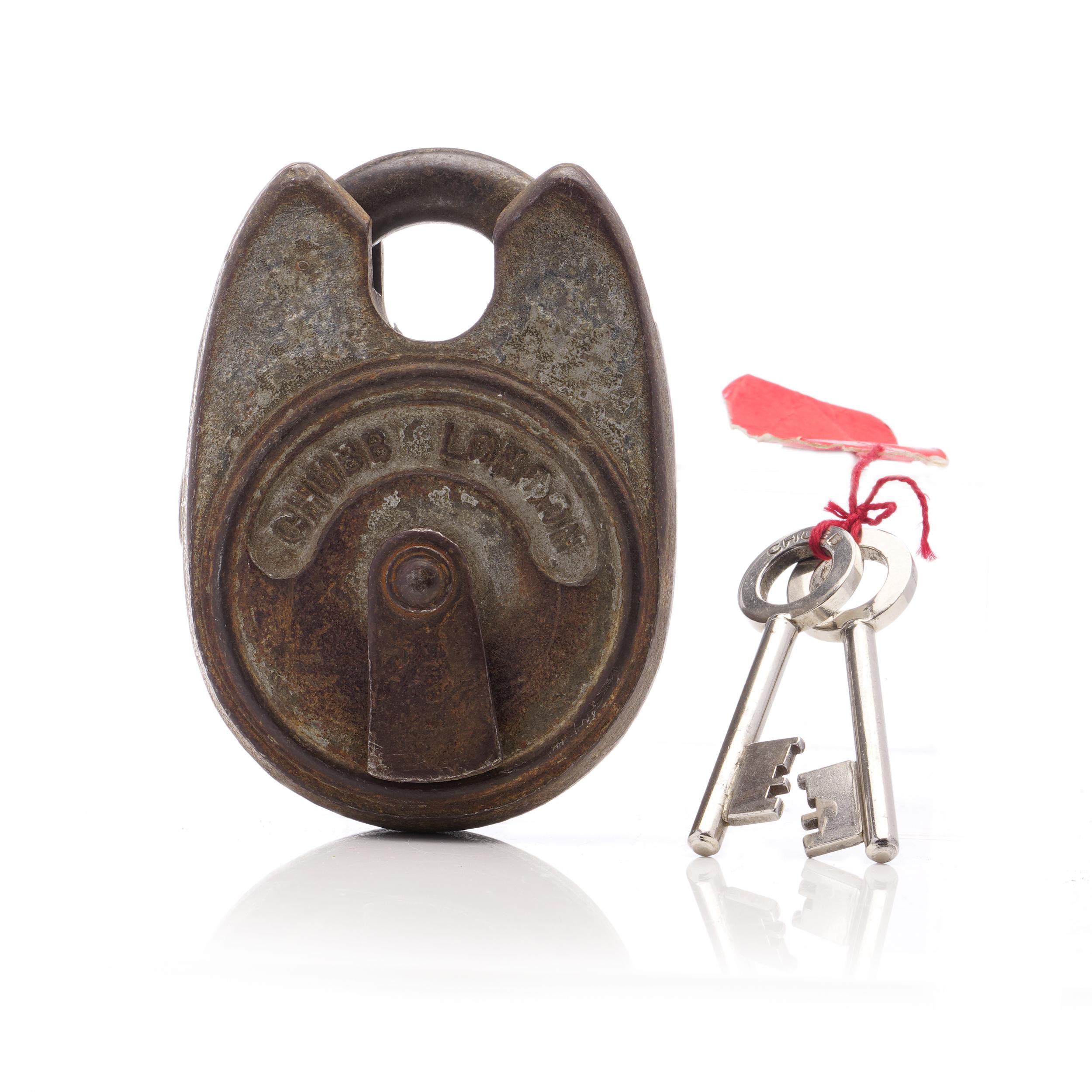 This vintage Chubb padlock, with the prestigious 