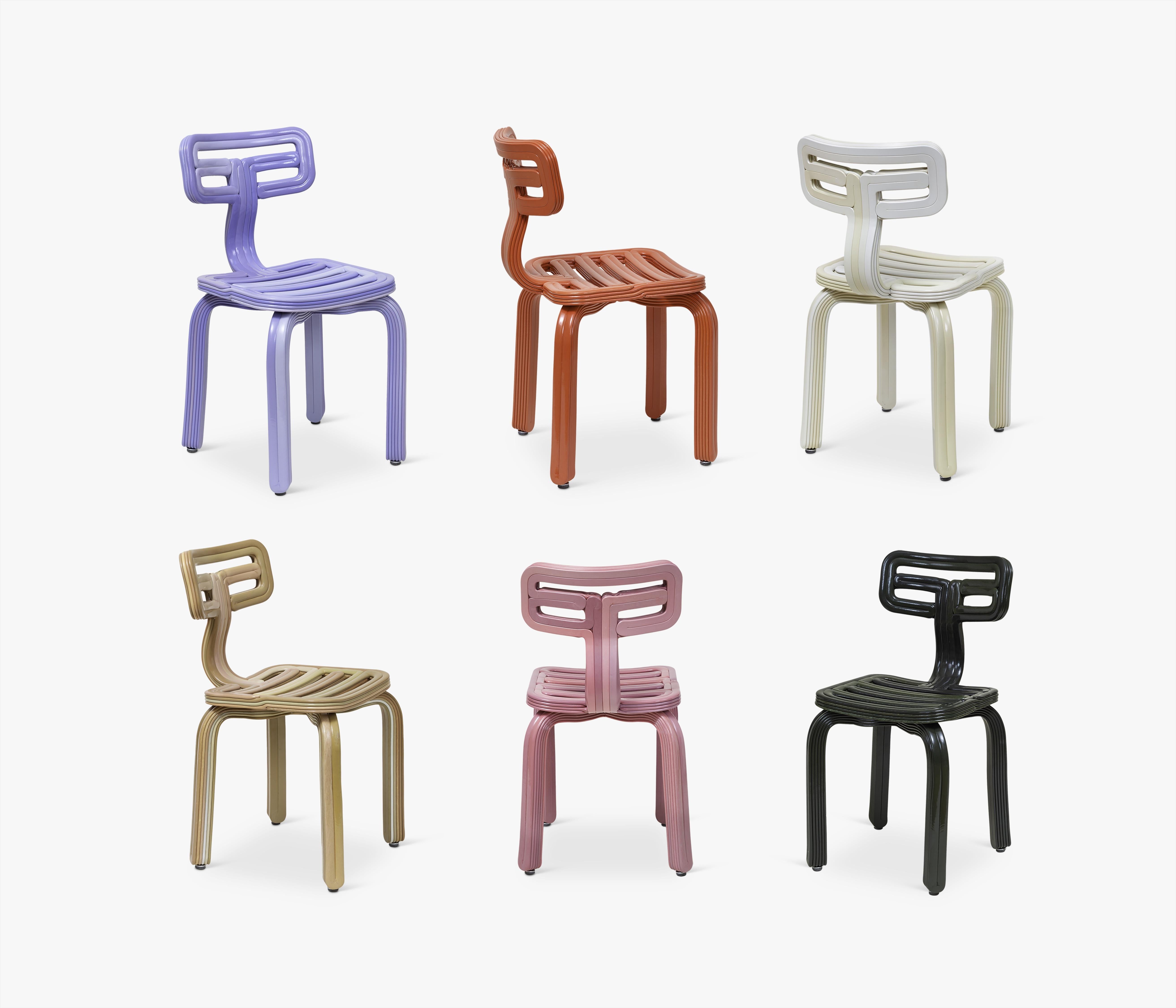Plastica Chubby Chair Forget Me Not by Dirk Vander Kooij in vendita