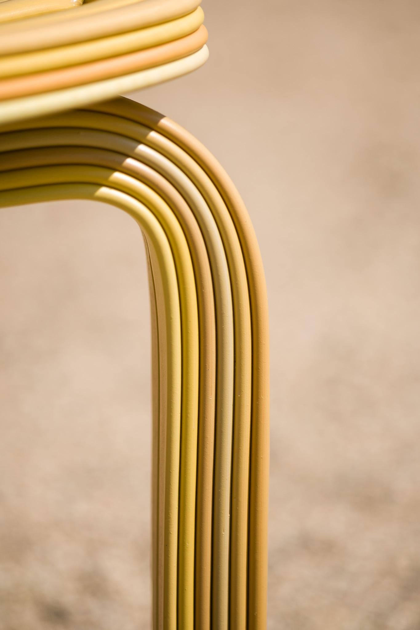 Chubby Chair in Citrine 3D Printed recycled plastic In New Condition In London, GB