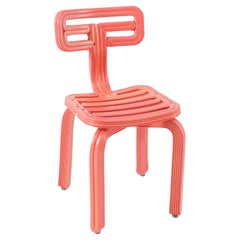 Chubby Chair in Ember 3D Printed recycled plastic 