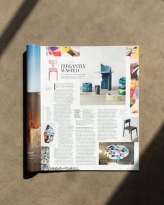 Chubby Chair in Eraser 3D Printed Recycled Plastic