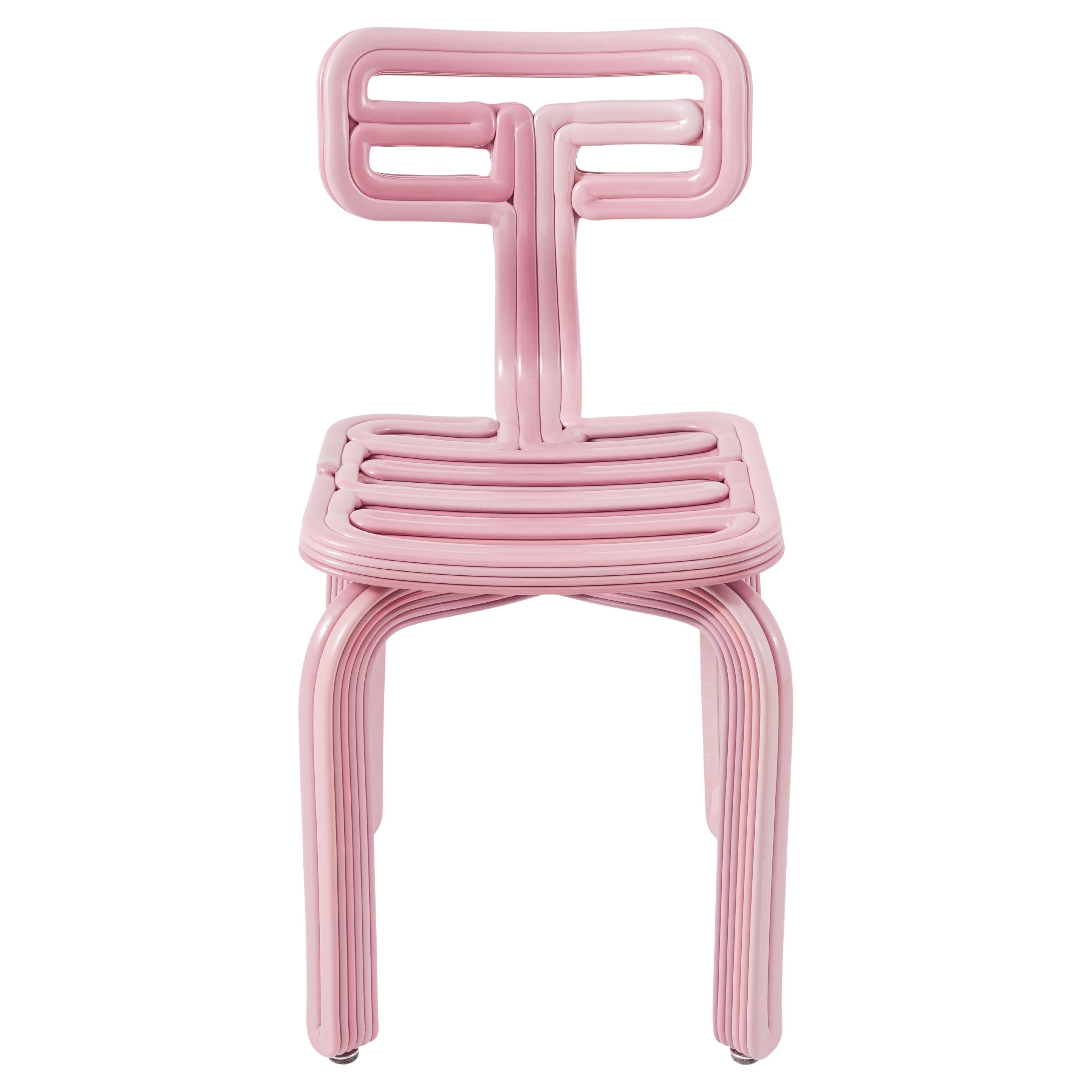 Chubby Chair in Eraser 3D Printed Recycled Plastic For Sale