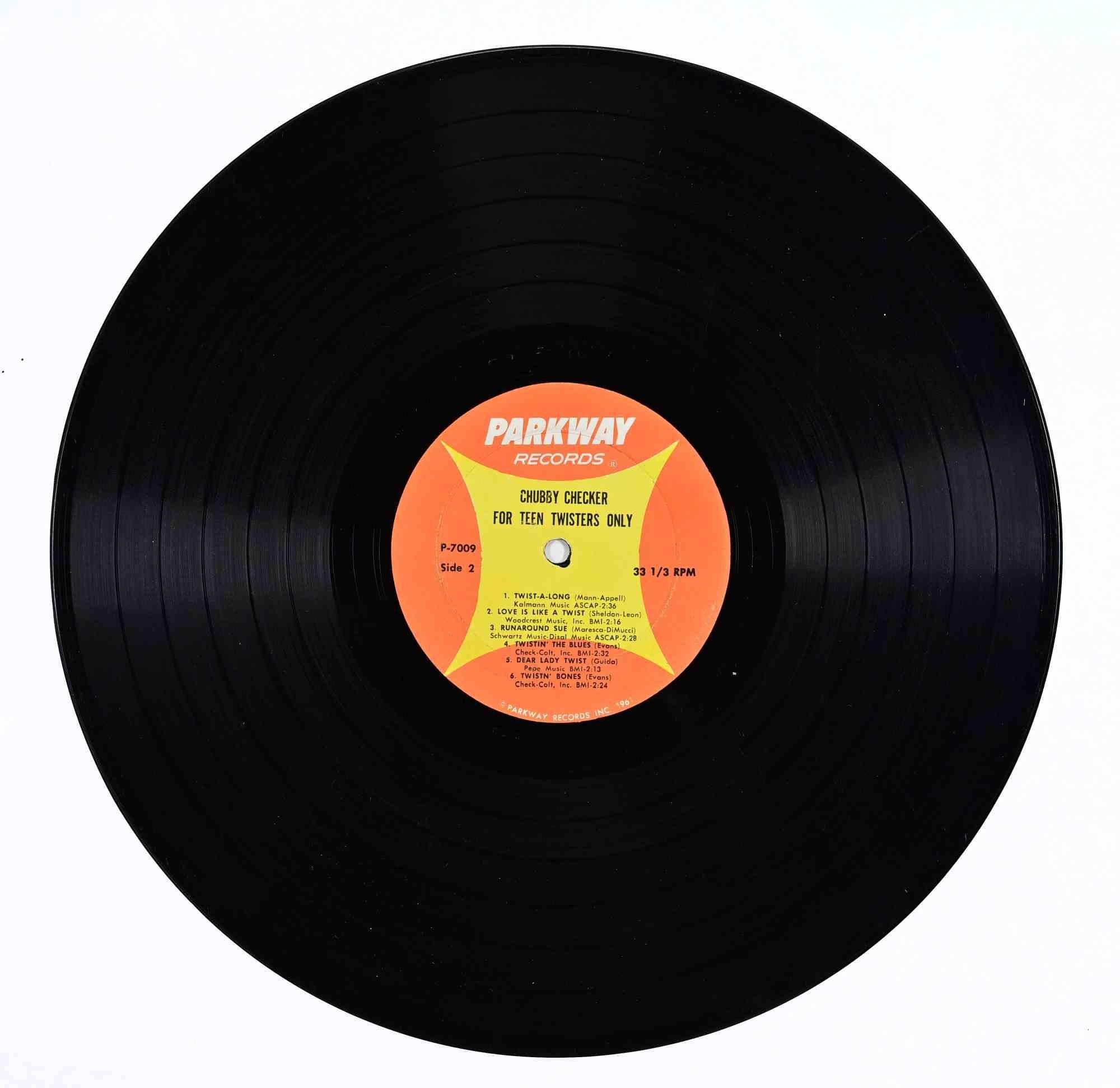 Chubby Checker - For 'Teen Twisters Only (1961, Parkway Records, P-7009, États-Unis) Bon état - En vente à Roma, IT