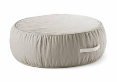 ""Chubby Chic"" Faserhocker mit Griff aus dunkelbraunem Leder von Moroso für Diesel