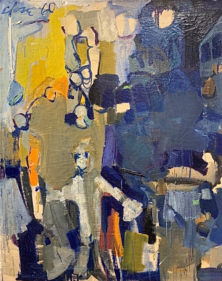 Tavern, Abstrakt (1960), Tavern – Painting von Chuck Close