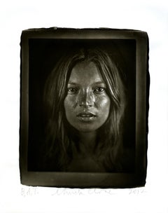 Chuck Close, Kate, Photography, Woodburytype, portrait of Kate Moss