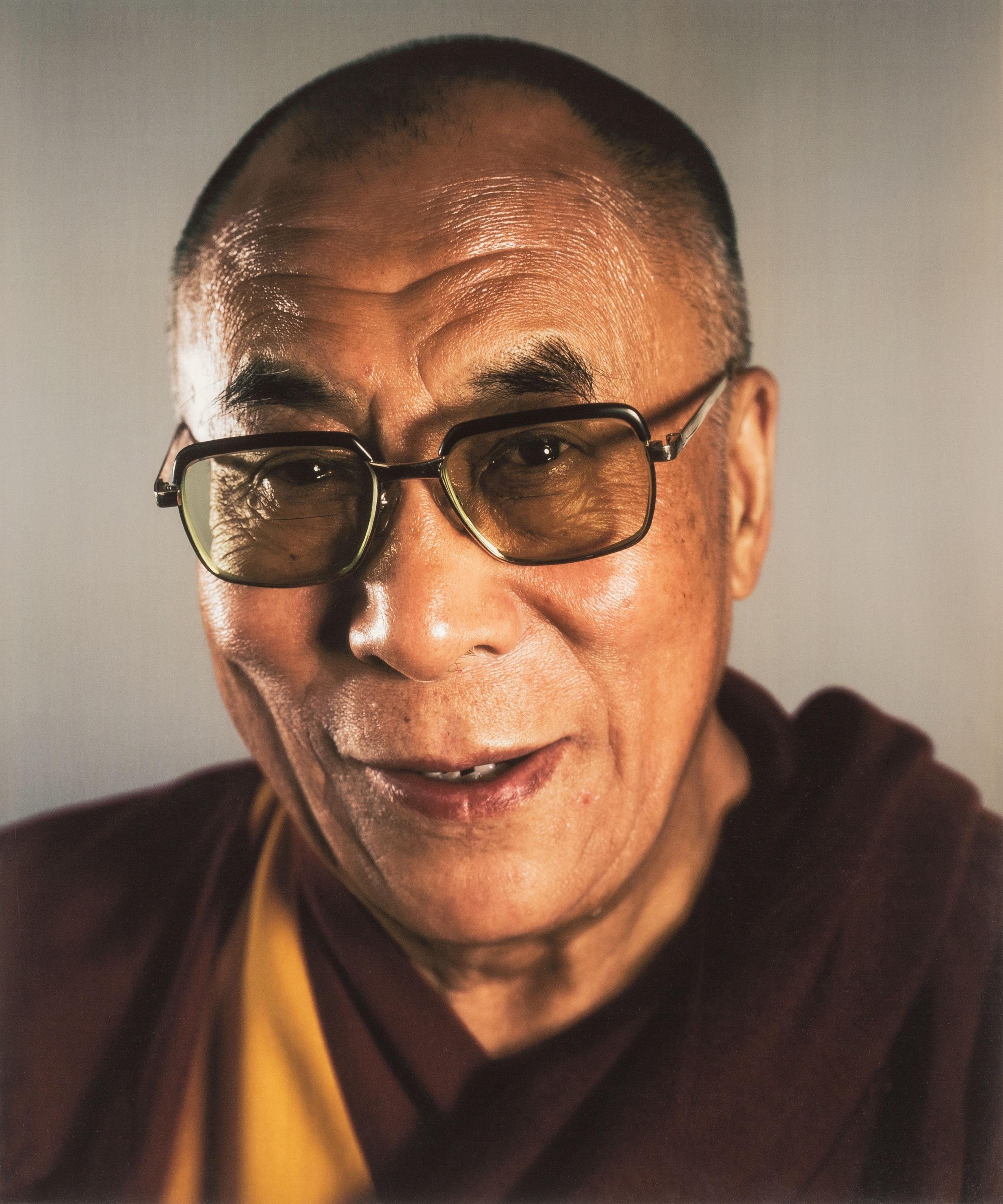 Chuck Close Portrait Photograph - Dalai Lama