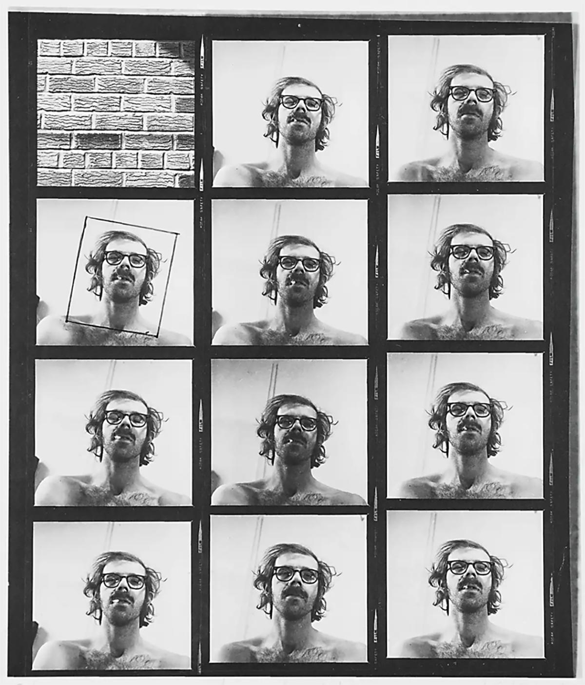 Chuck Close Black and White Photograph - Untitled