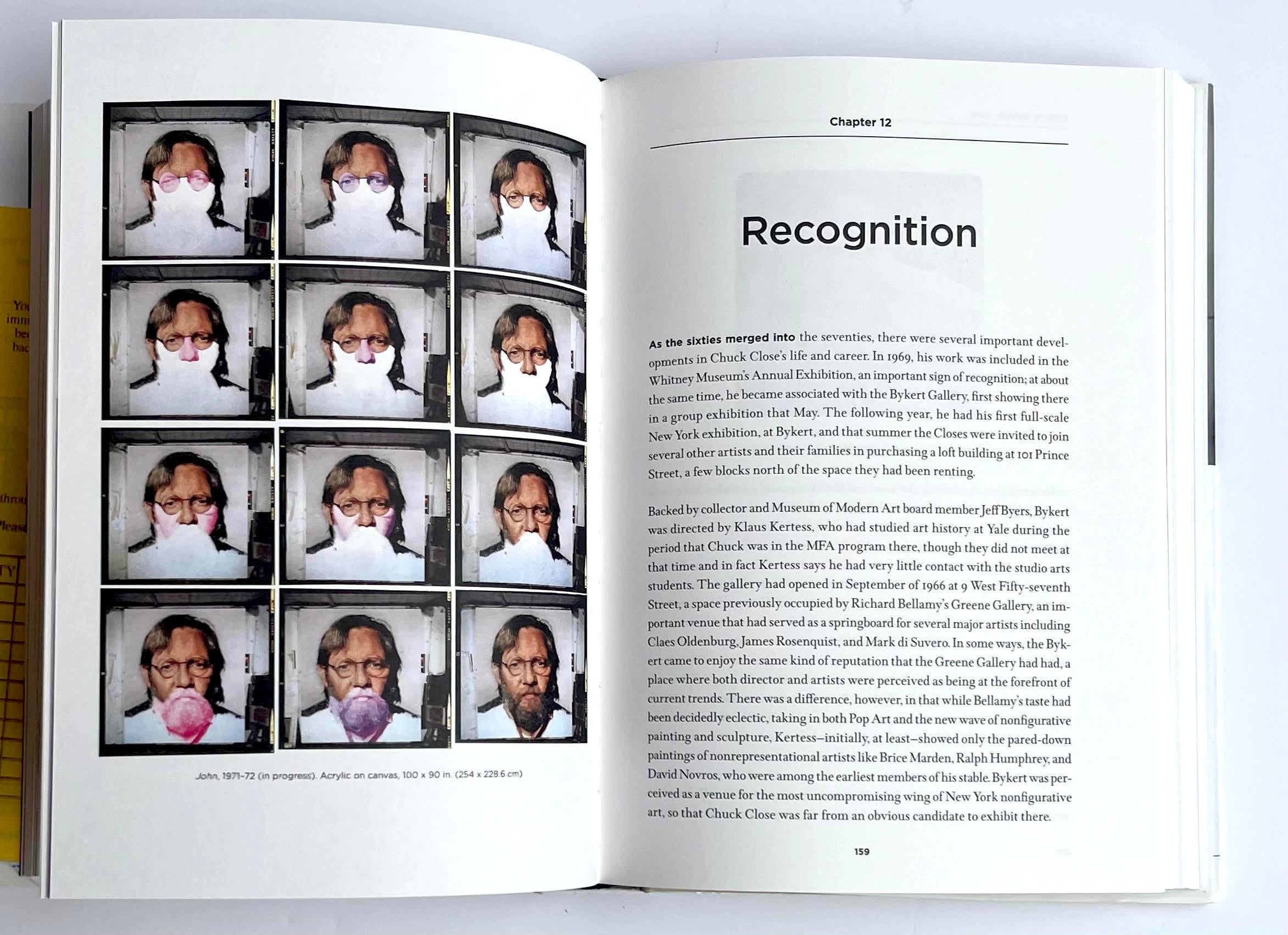 Book: Chuck Close Life (hand signed by both Chuck Close and Christopher Finch) For Sale 7