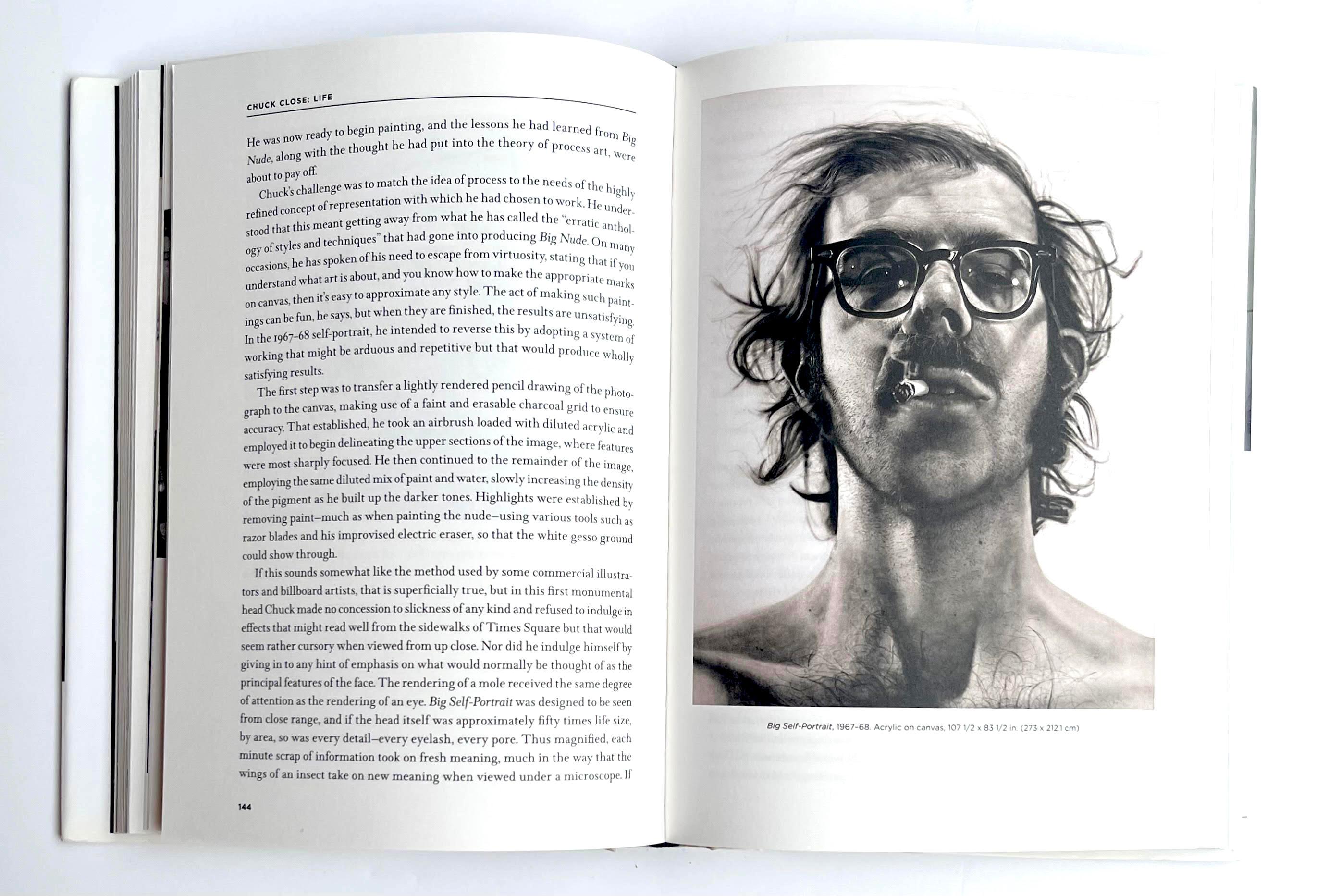 Book: Chuck Close Life (hand signed by both Chuck Close and Christopher Finch) For Sale 5