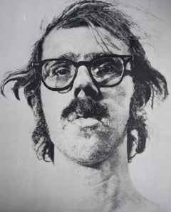 Chuck Close Big Self-Portrait exhibition poster 1973