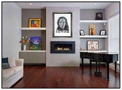 Chuck Close Original Portrait Gravure Etching Hand Signed Georgia Fingerprint