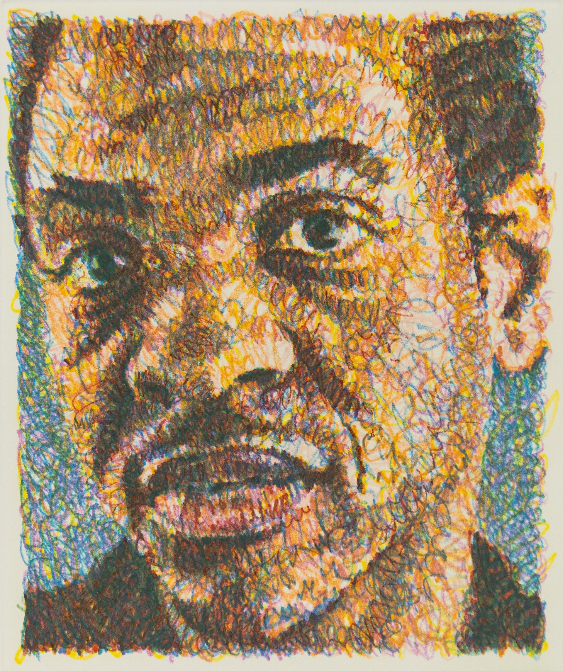 Chuck Close Portrait Print - Lyle
