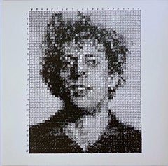 Phil,  Limited Edition Pop print: Portrait of Philip Glass, pencil no. 917/1000