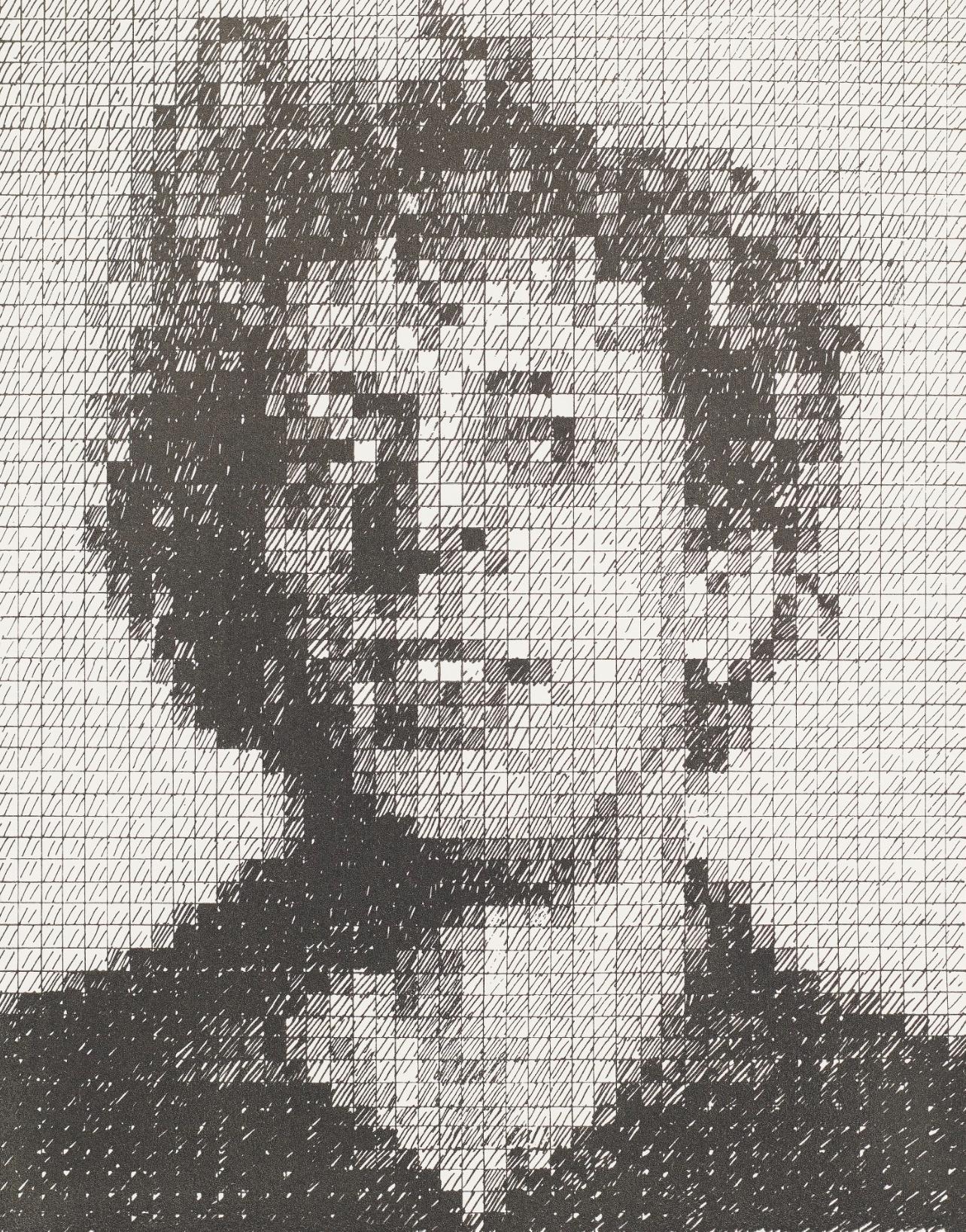 Phil, Rubber Stamp Portfolio, Chuck Close For Sale 1