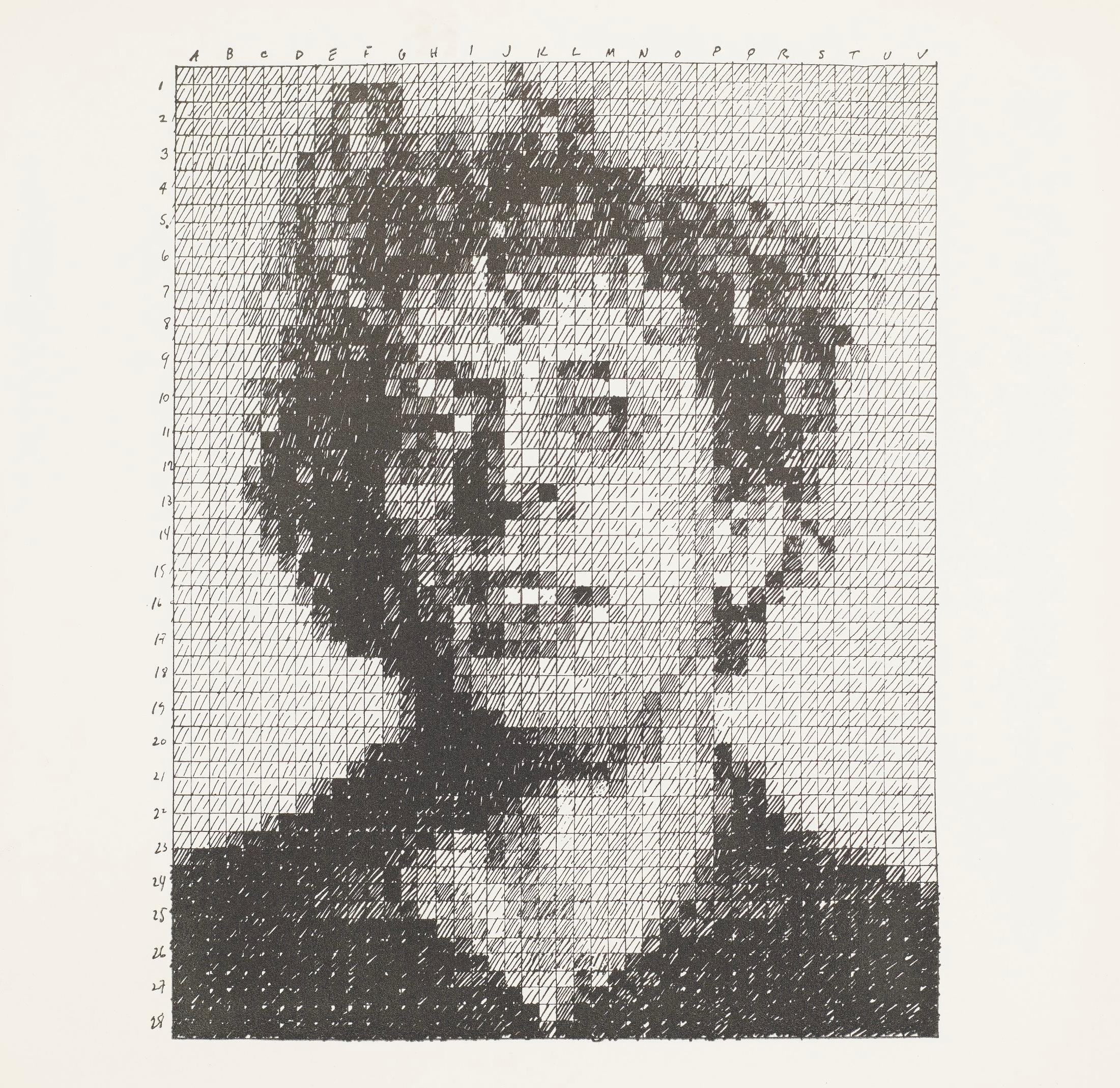 Phil, Rubber Stamp Portfolio, Chuck Close For Sale 4