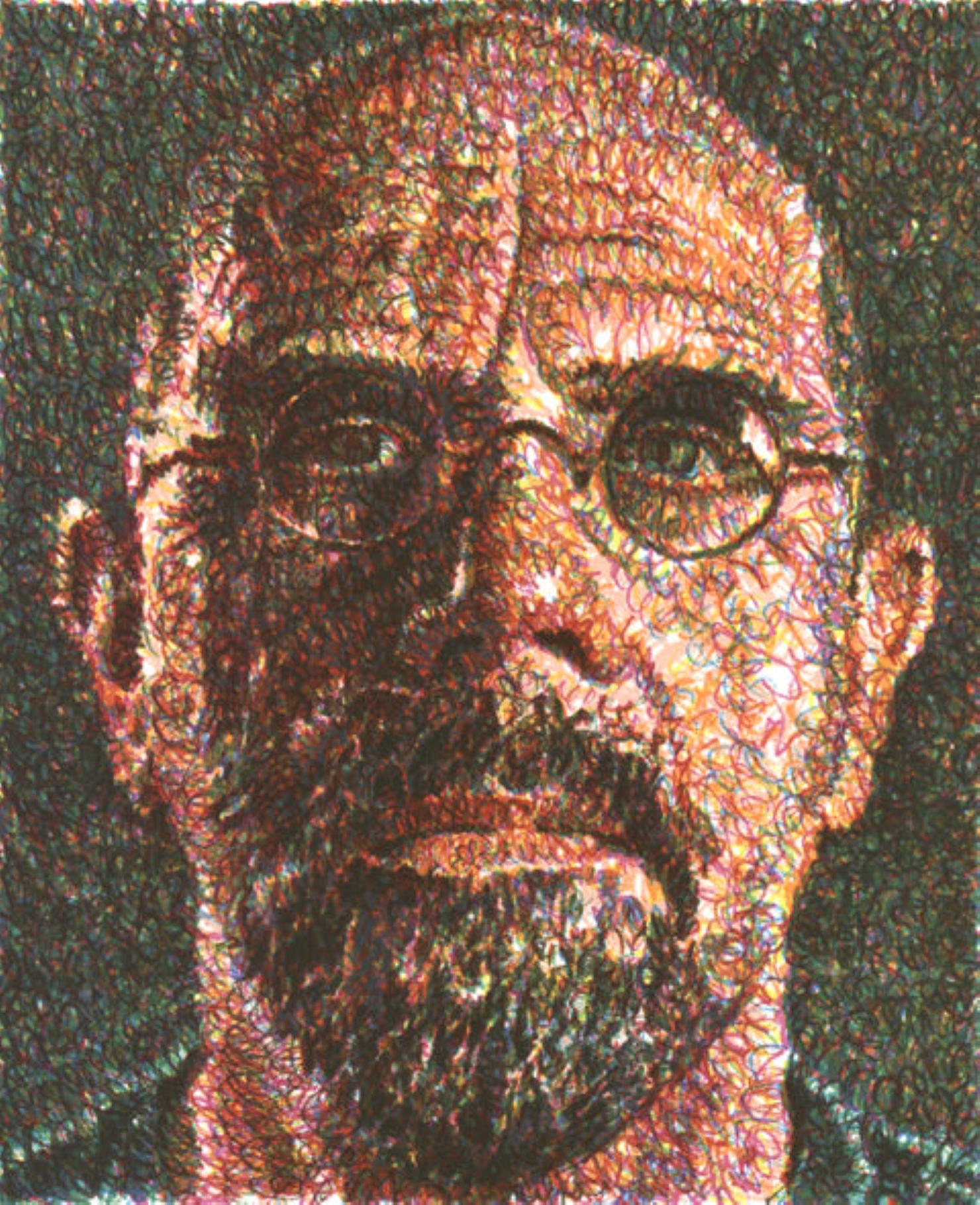 Self Portrait By Chuck Close For Sale 2
