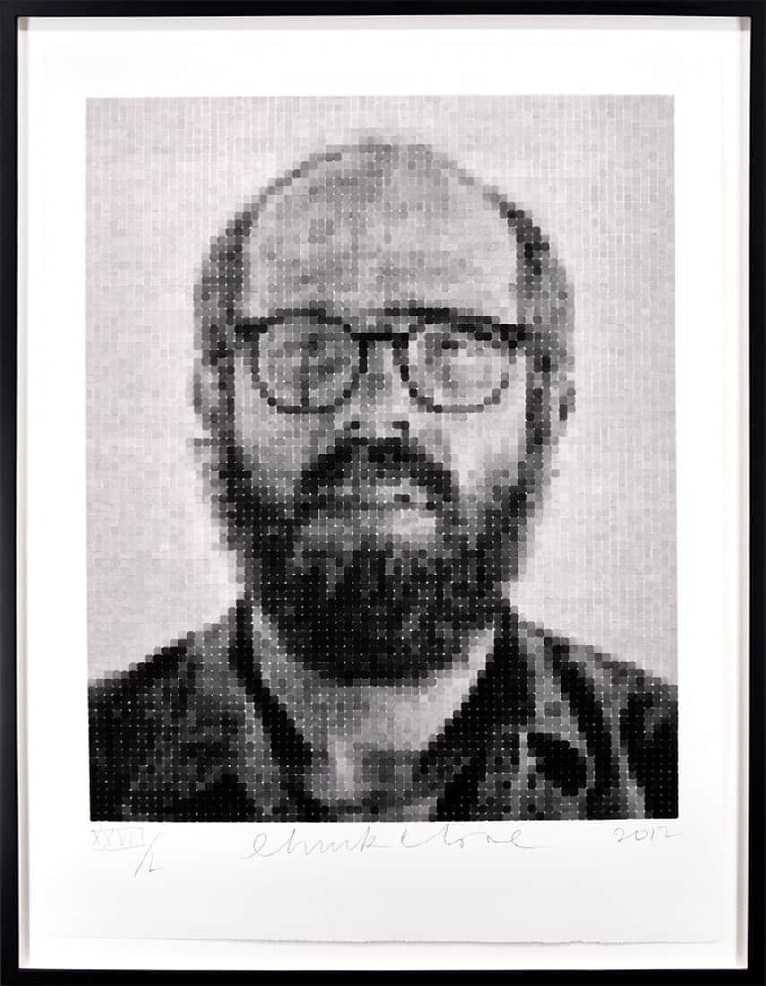 Self Portrait - Print by Chuck Close