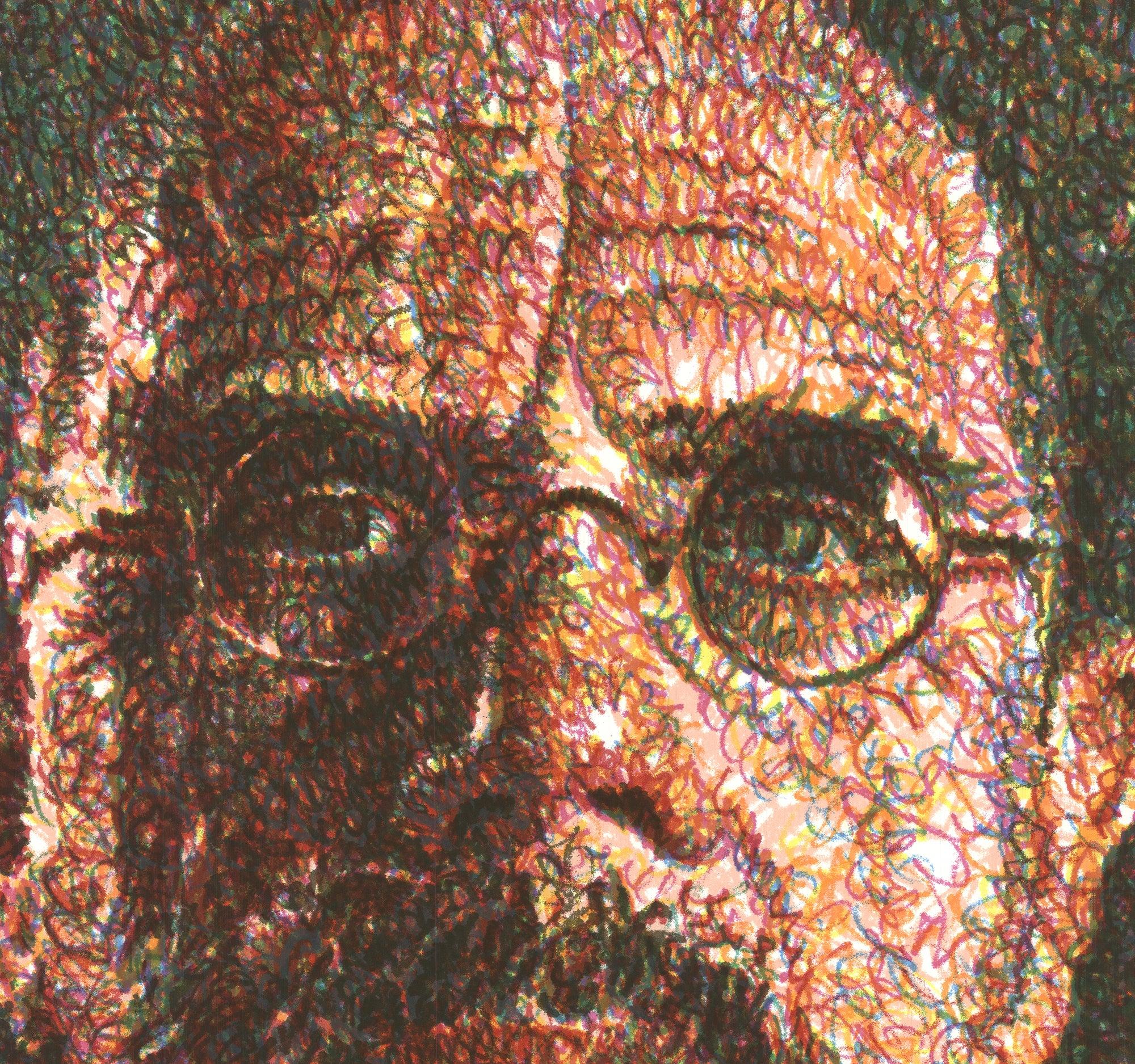 Este autorretrato firmado y numerado del aclamado artista Chuck Close es una impactante pieza creada a beneficio del Lincoln Center for the Performing Arts de Nueva York. Conocido por su meticulosa atención al detalle y su innovador enfoque del