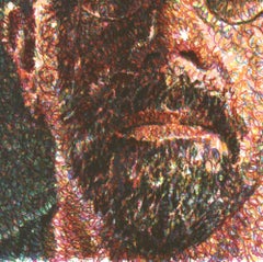 Signed Self-Portrait Screen Print, 30x38 Lithography, Limited Edition