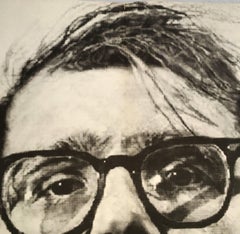 Vintage Chuck Close exhibit poster (Big Self Portrait)