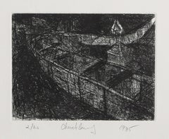 Building Spire, gravure conceptuelle de Chuck Connelly