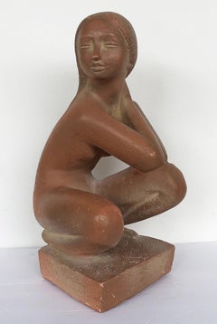 Chuck Dodson Figurative Nude Composition Sculpture, 1970