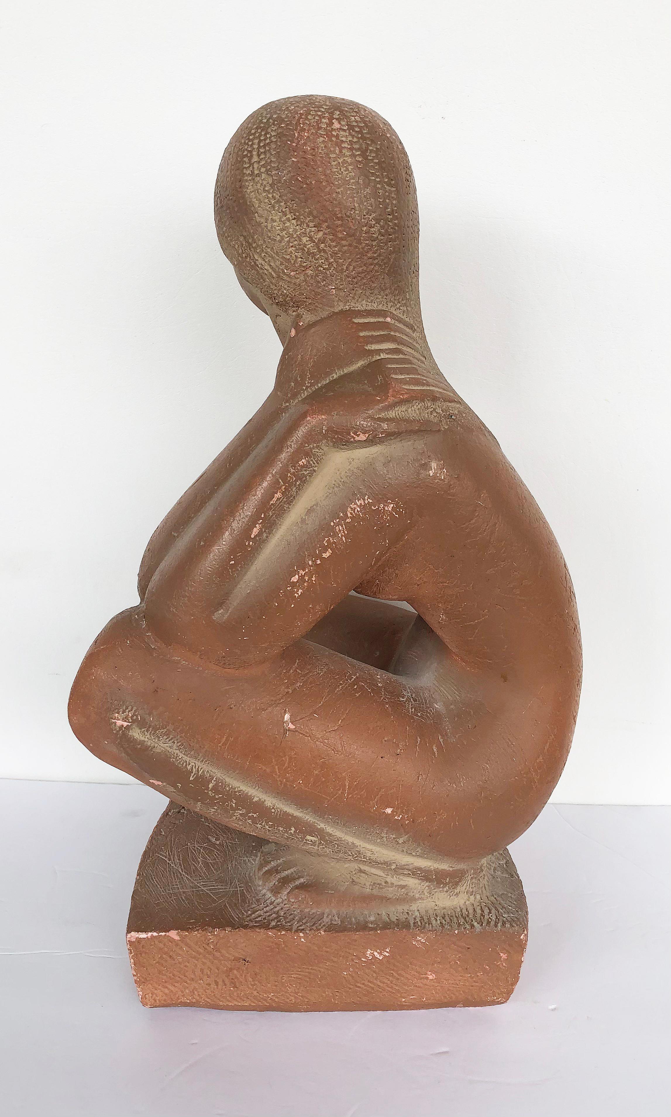 20th Century Chuck Dodson Figurative Nude Composition Sculpture, 1970