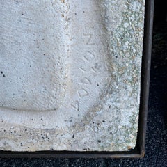 Chuck Dodson Wall-Mounted Cast Concrete Art Deco Plaque "Dancing Couples"