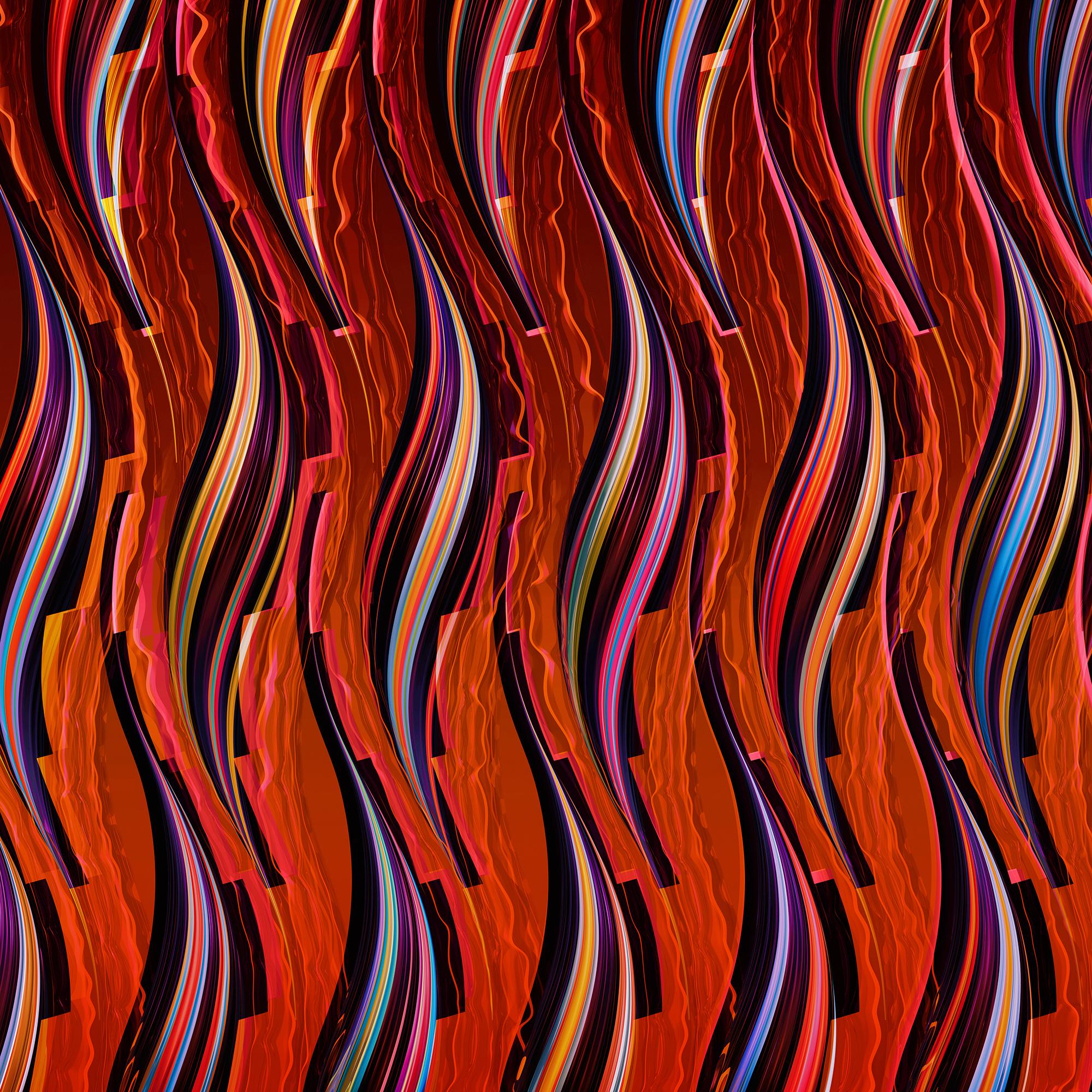 Arpeggi / FOLIO / crimson - Print by Chuck Elliott