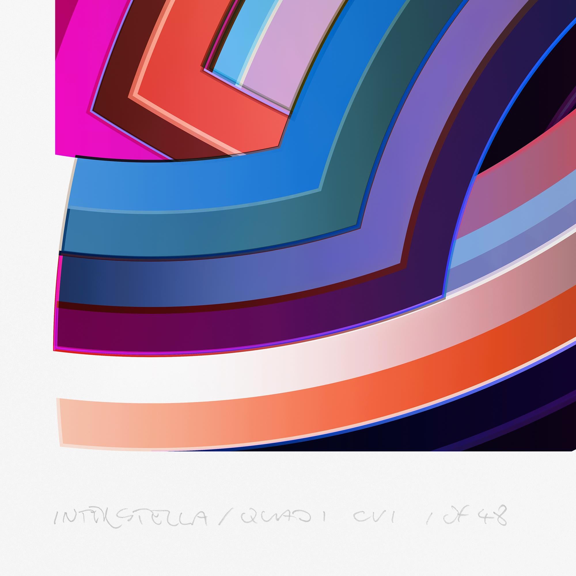 interStella / QUAD 1 CV1 è una stampa a pigmenti d'archivio in edizione limitata su carta fine art Hahnemühle 305gsm 100% cotone; firmata ed edita individualmente, con un numero di catalogo unico per garantire l'autenticità.

Edizione di 48, più 4